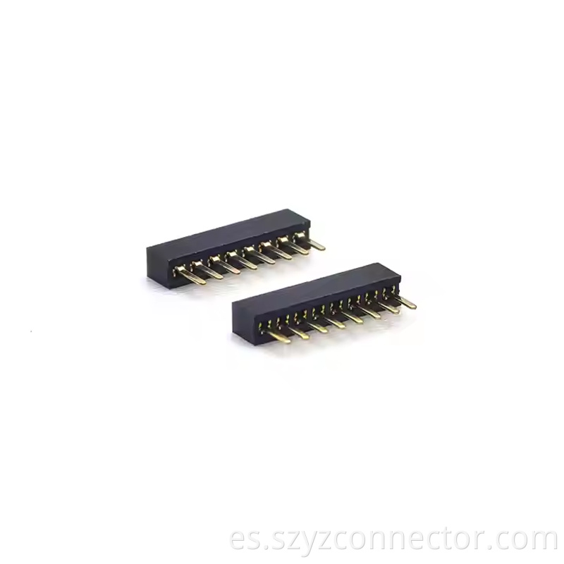 1.27mm Pitch Female Header Single Row Staight H2.0mm 18P (2)